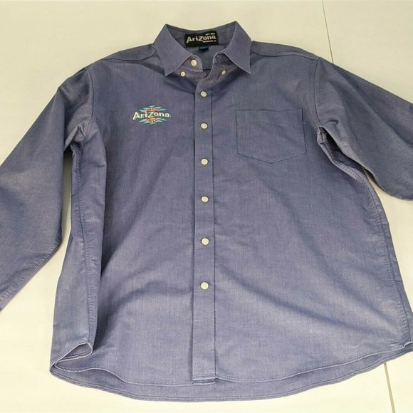 Arizona Beverage USA Tea BLUE Long Sleeve Shirt - Picture 1 of 3